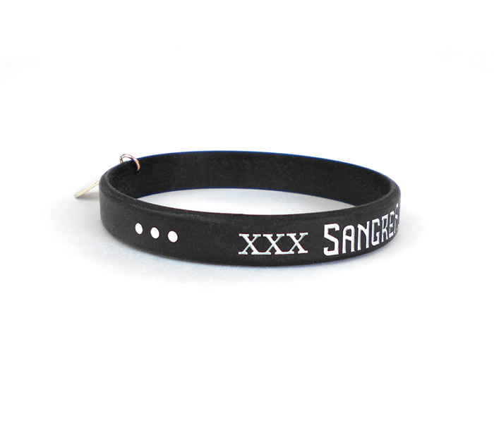 silicon bracelet for mexican mexicana gangsta style fashion